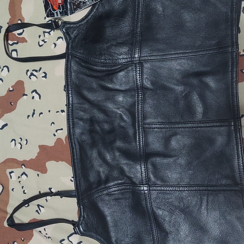 Leather  Half Top